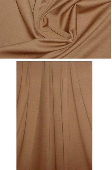 Italian viscose blend ponte doubleknit - sienna 1.25 yd