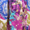 Italian 'floral collage' 4-way stretch ponte 2 yd
