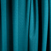Italian micro-stripe doubleknit - teal blue/black 1.5 yd