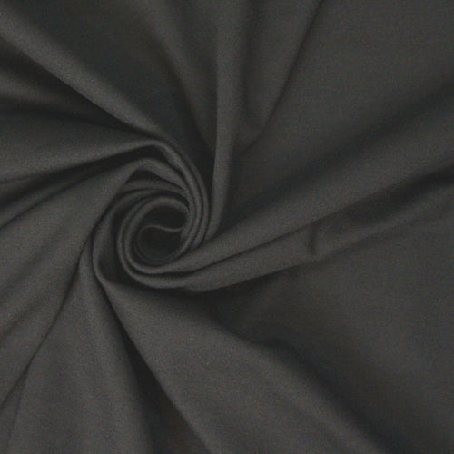 4-way stretch rayon blend ponte - black, Oeko-Tex Cert.