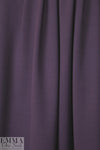 4-way stretch rayon blend ponte - deep plum 1 yard