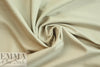 4-way stretch rayon blend ponte - light khaki 1 yard