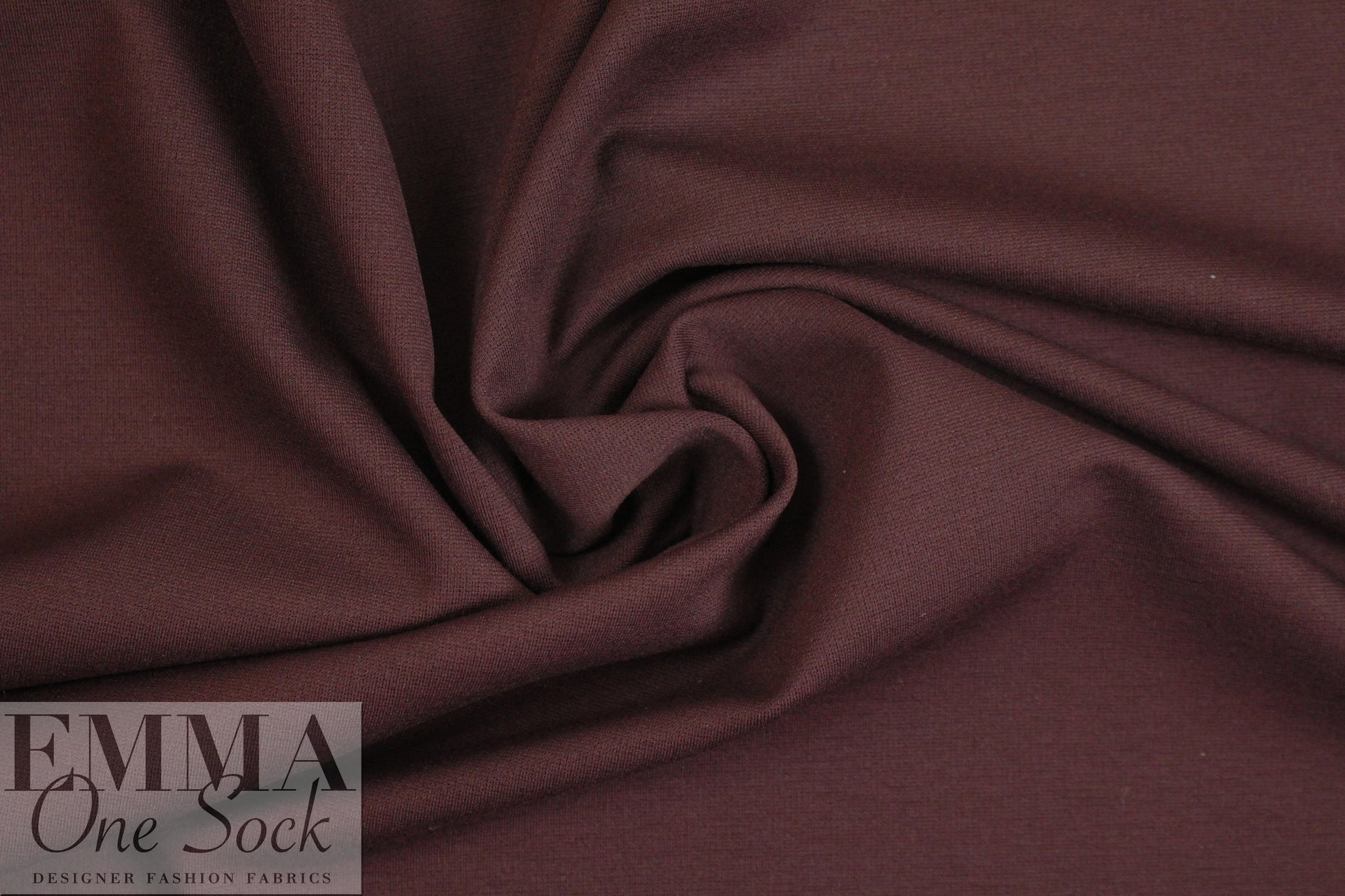 4-way stretch rayon blend ponte - bordeaux 3 yds