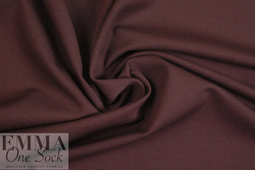 4-way stretch rayon blend ponte - bordeaux 1.875 yds