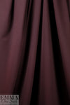 4-way stretch rayon blend ponte - bordeaux .5 yds