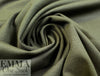 4-way stretch rayon blend ponte - military 1.875 yd
