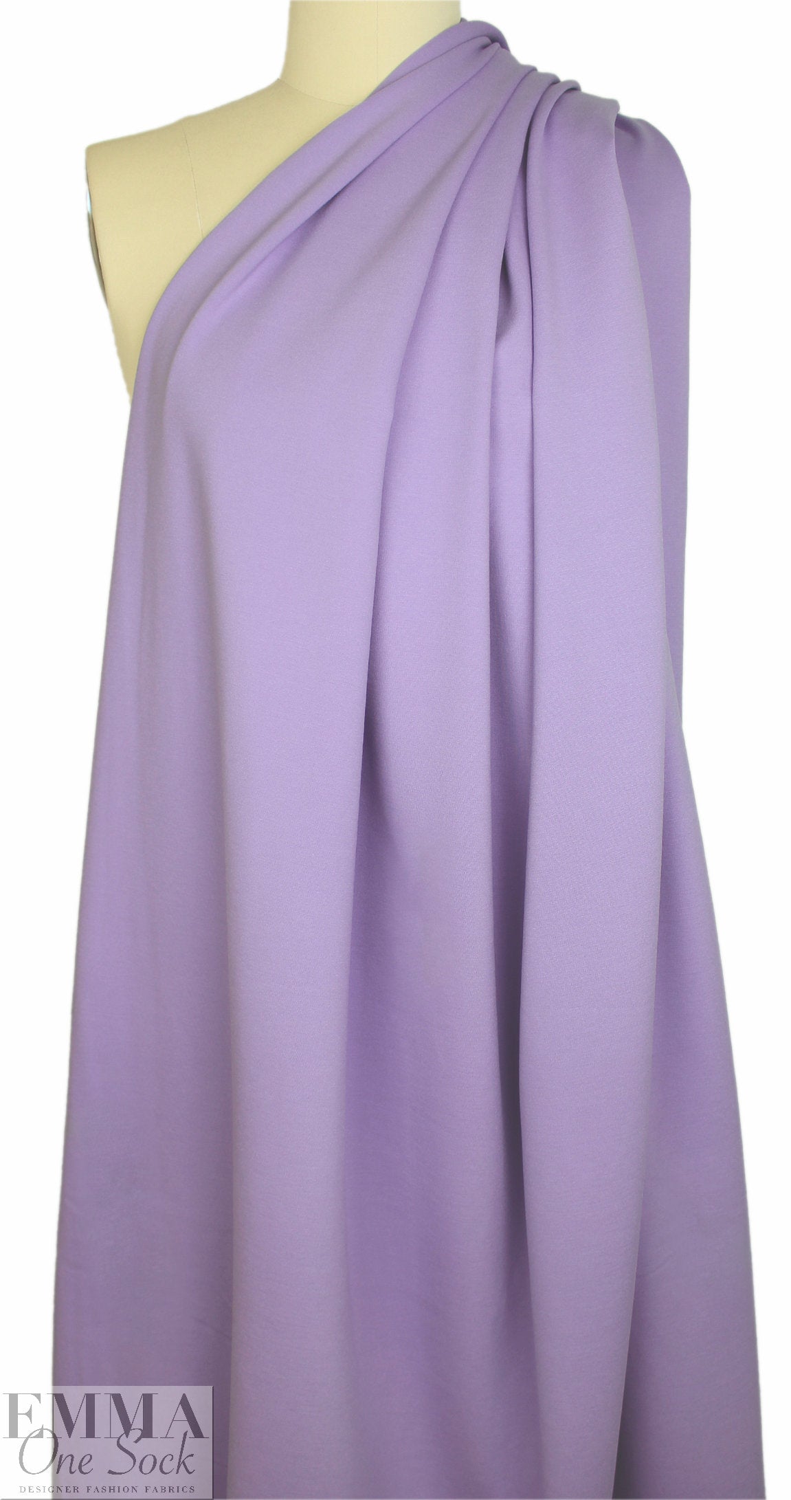 Oeko-Tex cert. rayon blend ponte - lilac breeze 1.75 yd