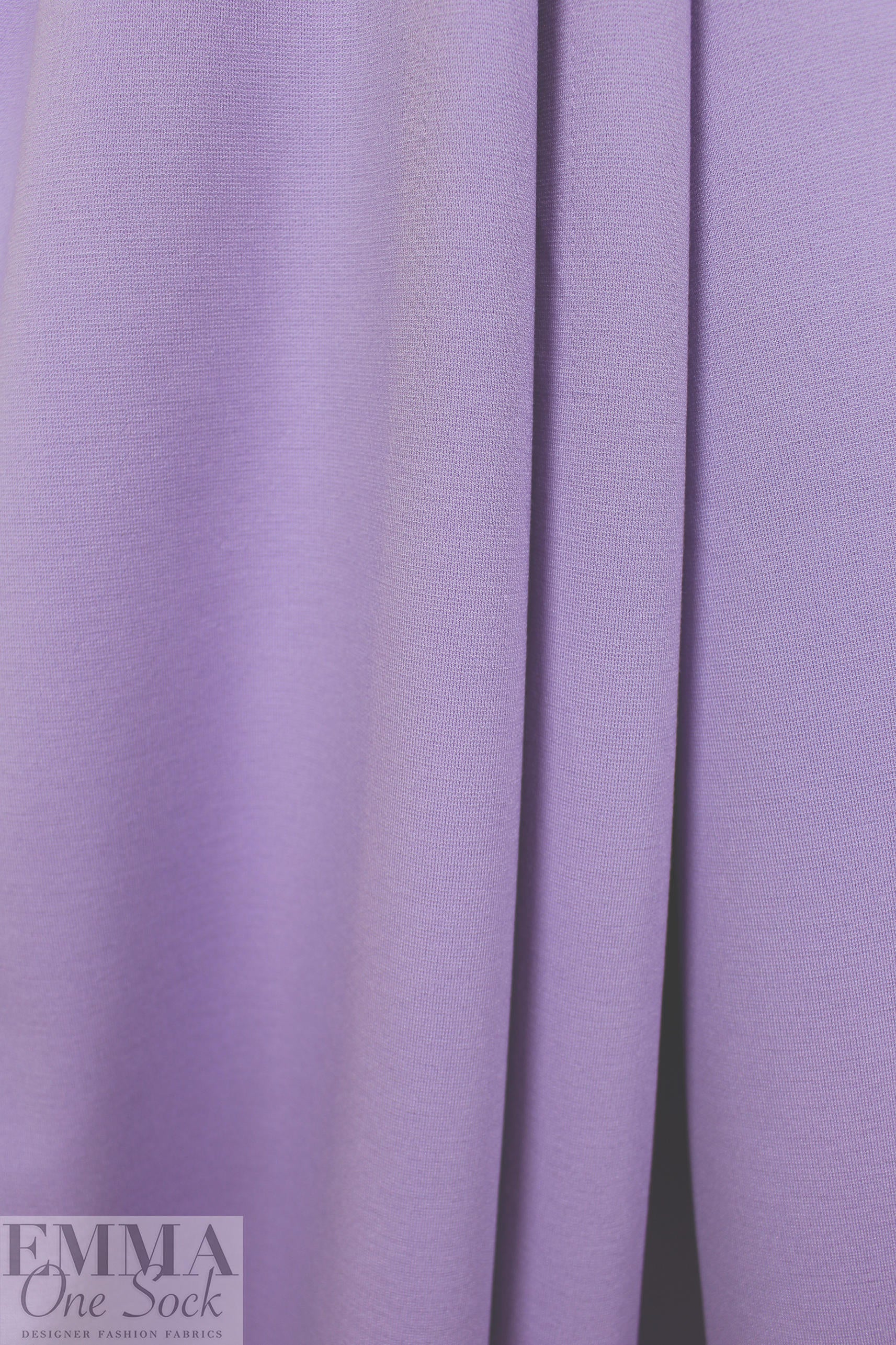 Oeko-Tex cert. rayon blend ponte - lilac breeze .5 yds