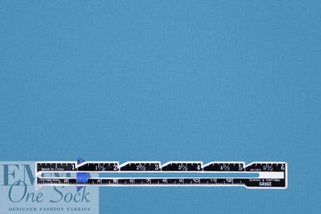 Oeko-Tex cert. rayon blend ponte - french blue 1.5 yd