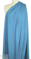 Oeko-Tex cert. rayon blend ponte - french blue 1.5 yd