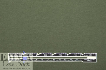 Oeko-Tex cert. rayon blend ponte - thyme .875 yds