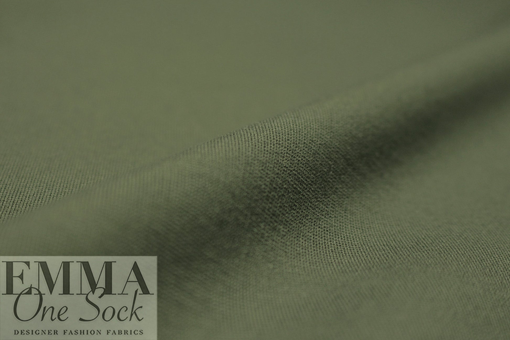 Oeko-Tex cert. rayon blend ponte - thyme 1.375 yds