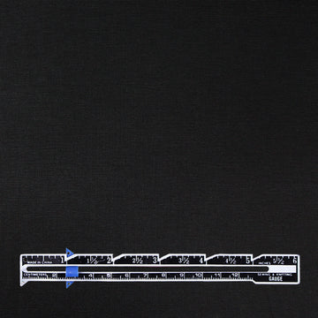 4-way stretch ponte leggero - black, Oeko-Tex cert. 1 yard