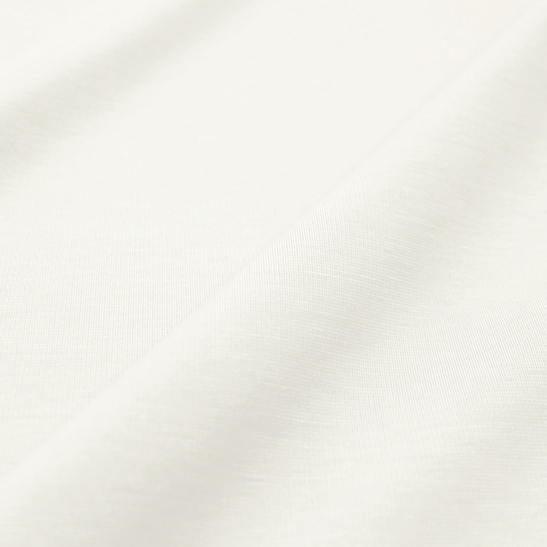 4-way stretch ponte leggero - creamy ivory, Oeko-Tex cert. 1 yard