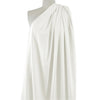 4-way stretch ponte leggero - creamy ivory, Oeko-Tex cert. 1 yard