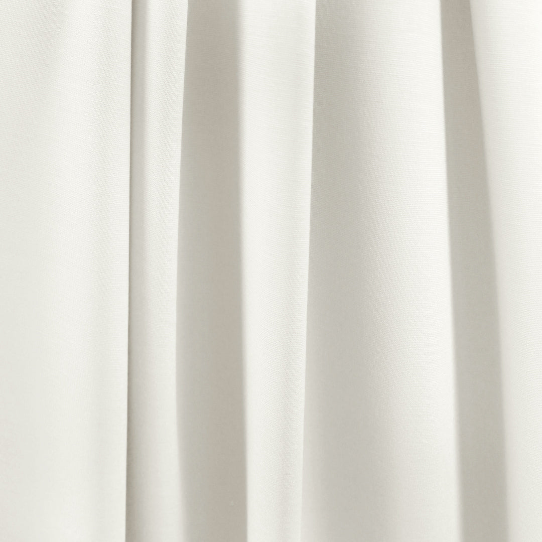 4-way stretch ponte leggero - creamy ivory, Oeko-Tex cert. 1 yard