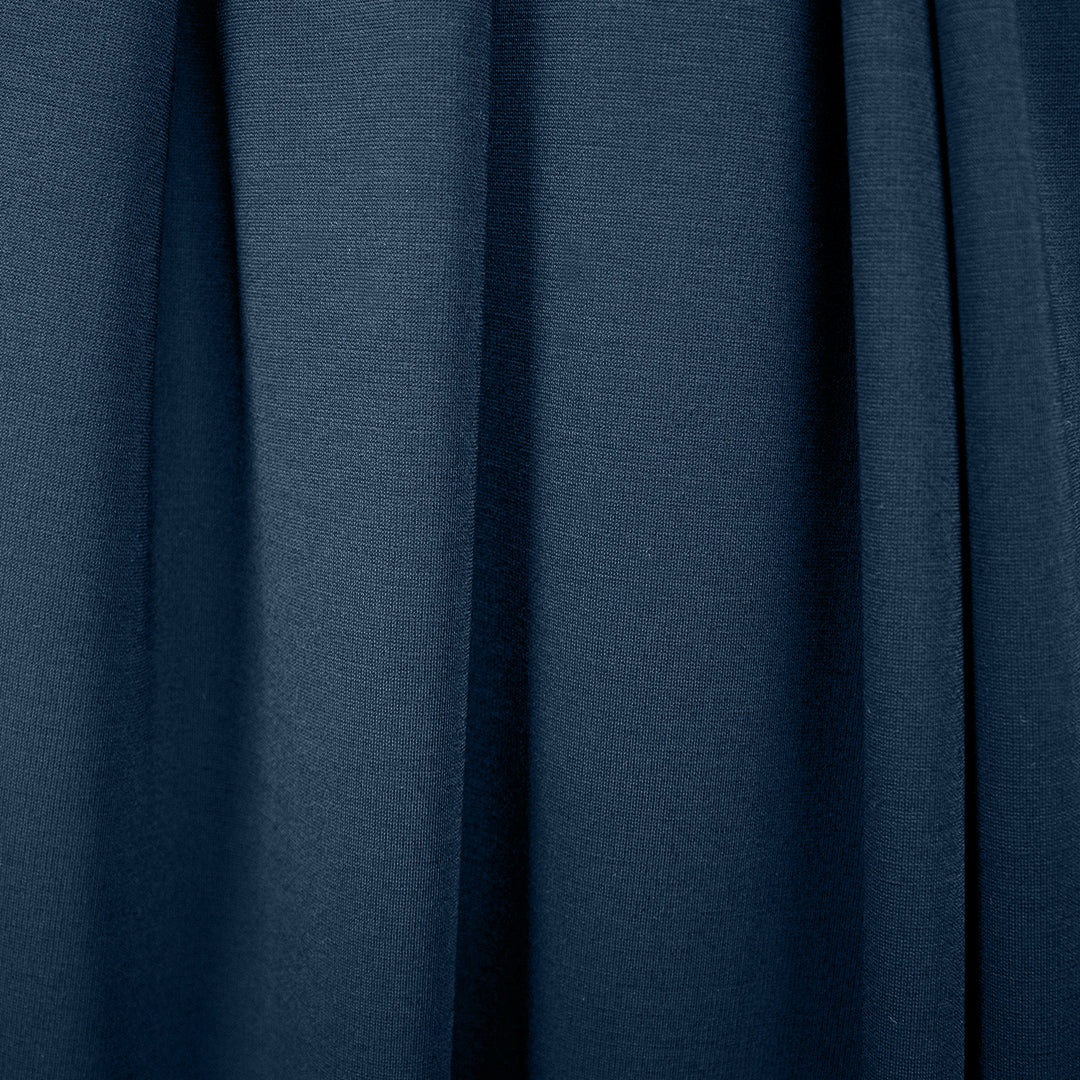4-way stretch ponte leggero - navy, Oeko-Tex cert. 1.5 yds