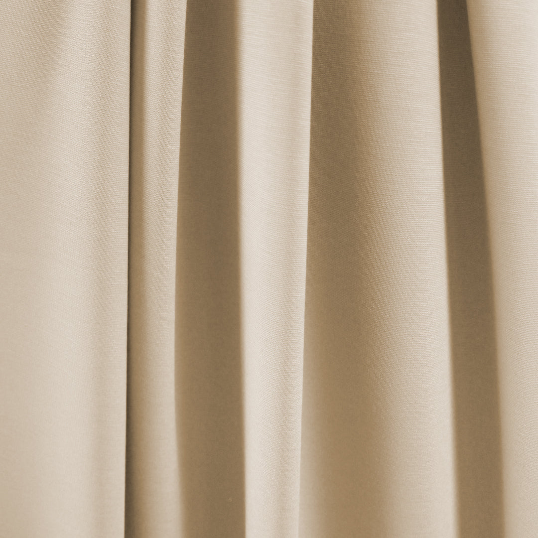 4-way stretch ponte leggero - sand, Oeko-Tex cert. 1.5 yds