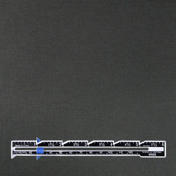 4-way stretch ponte leggero - dark charcoal, Oeko-Tex cert. 1.25 yds