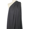 4-way stretch ponte leggero - dark charcoal, Oeko-Tex cert. 1.25 yds