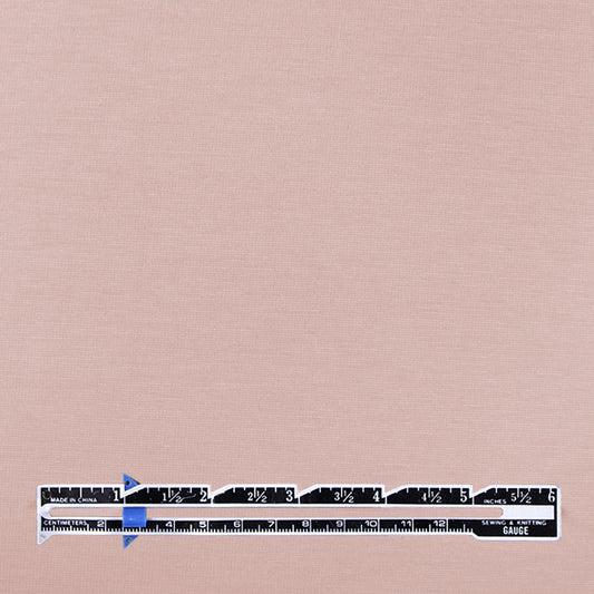 4-way stretch ponte leggero - blush, Oeko-Tex cert. 1.25 yd