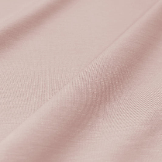4-way stretch ponte leggero - blush, Oeko-Tex cert. 1.25 yd