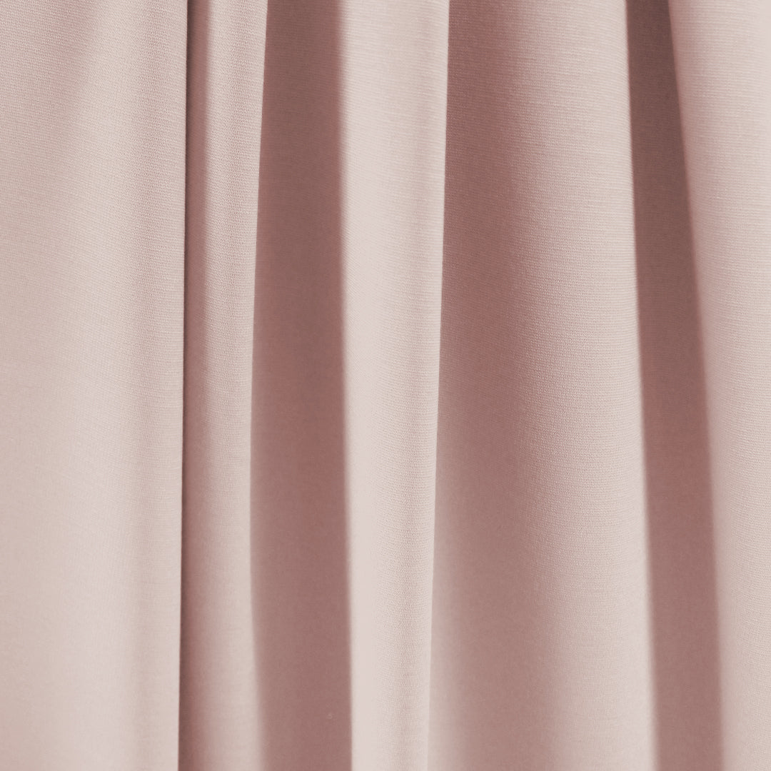 4-way stretch ponte leggero - blush, Oeko-Tex cert. 1.25 yd