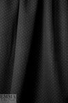 black/white mini double dot/double stripe ponte 1.375 yds