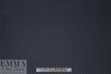 navy/white mini double dot/double stripe ponte