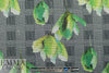 houndstooth check and tulips ponte - greens 2.125 yds