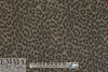 leopard print ponte - taupey gray/charcoal 1.125 yds
