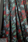 watercolor floral ponte - painterly tulips 2 yd