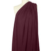 4-way stretch rayon blend ponte - syrah .75 yds