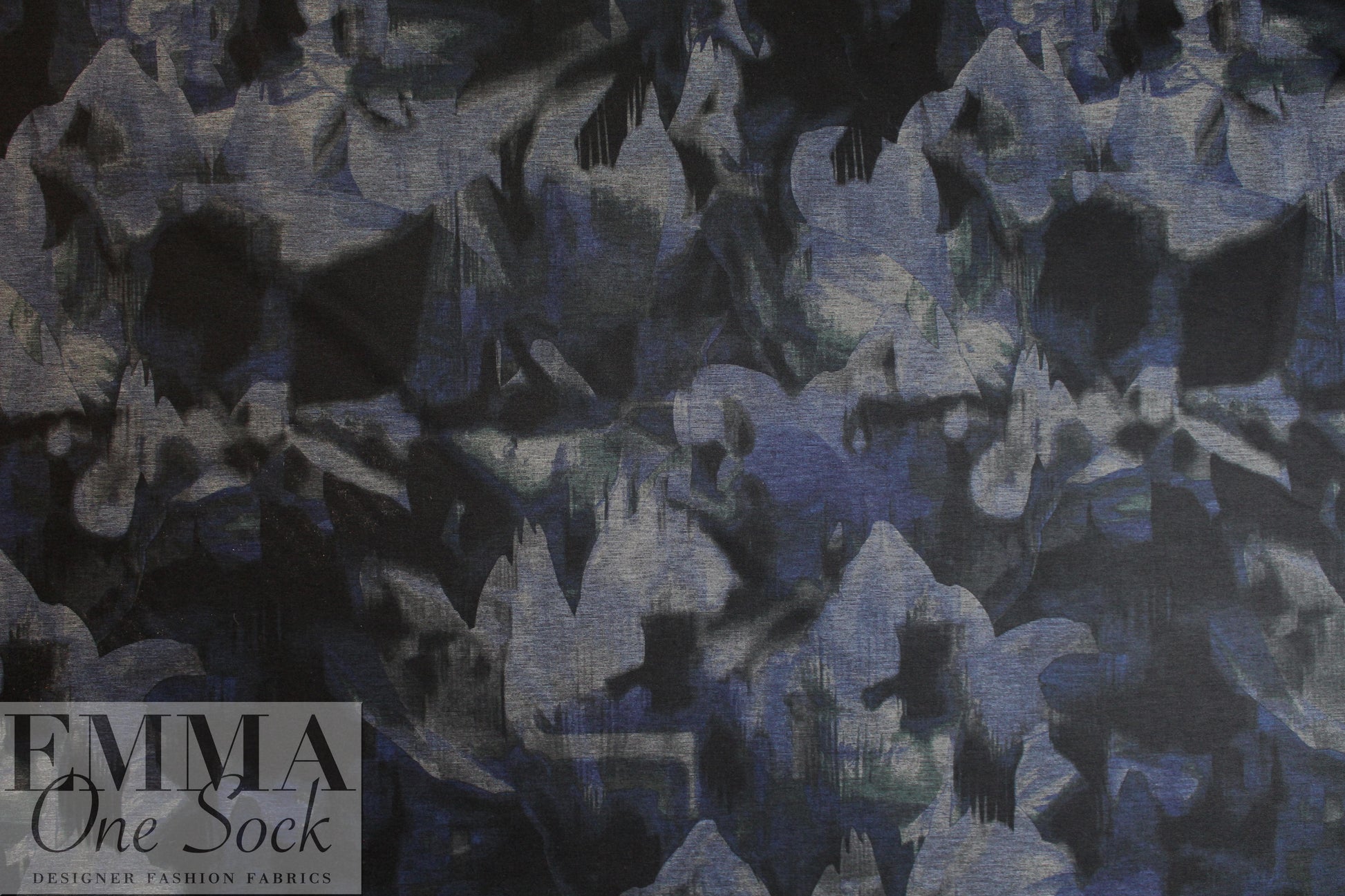 painterly nocturne ponte - navy/midnight/gray