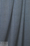 'crossweave' print ponte - cadet/charcoal/black .75 yds