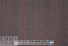 'crossweave' print ponte - wine/rust/charcoal/black