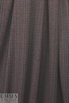 'crossweave' print ponte - wine/rust/charcoal/black 3 yds