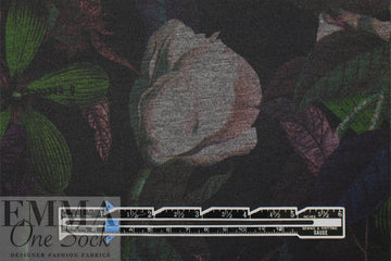 'rose nocturne' 4-way stretch ponte 2 yd