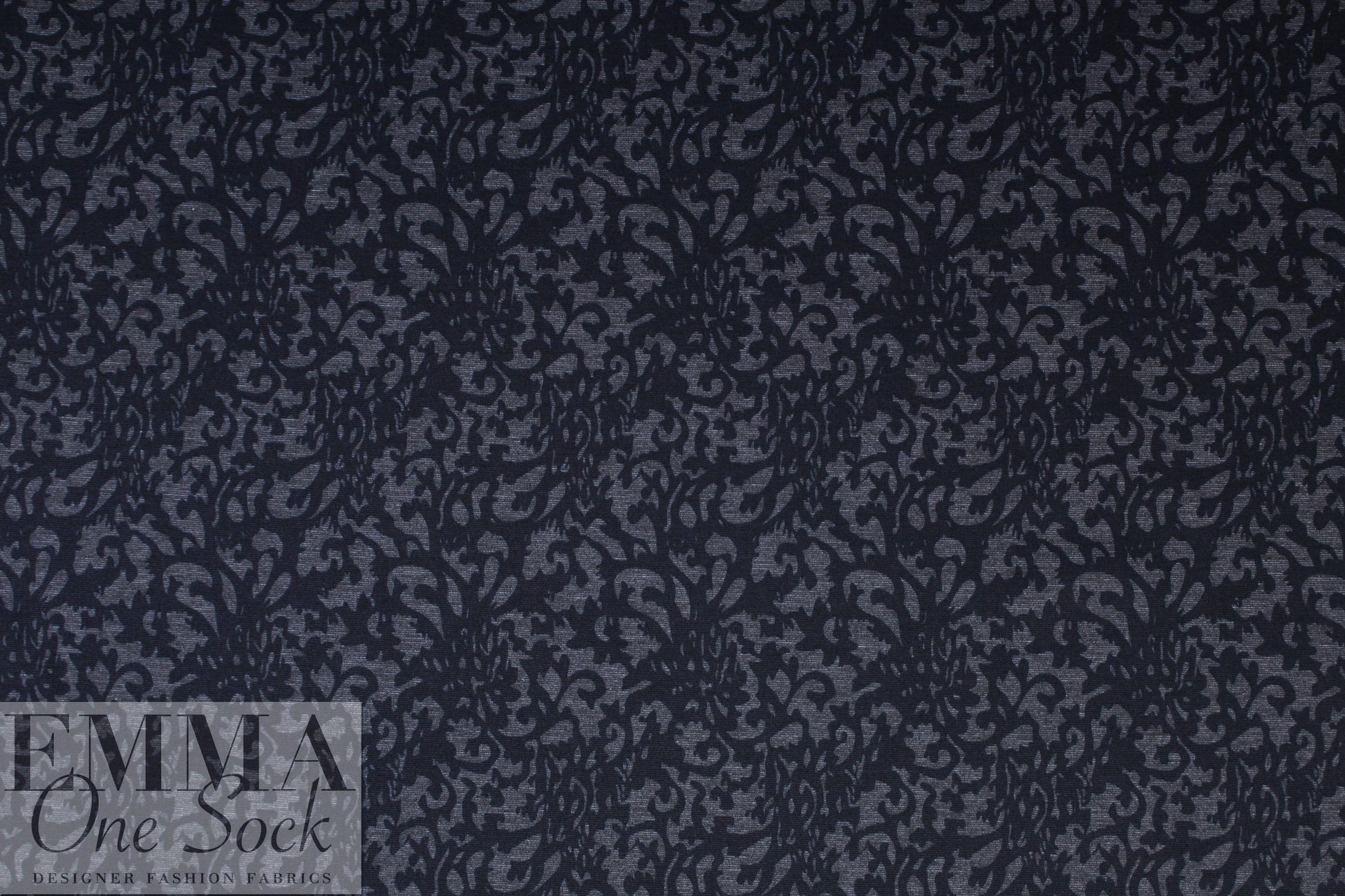 midnight and black lattice 4-way stretch ponte