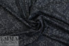 midnight and black lattice 4-way stretch ponte .5 yds