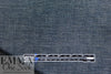 mottled hatch 4-way stretch rayon blend ponte - dk slate blue .875 yds