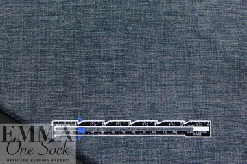 mottled hatch 4-way stretch rayon blend ponte - dk slate blue .875 yds