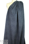 mottled hatch 4-way stretch rayon blend ponte - dk slate blue 1.25 yds