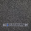 leopard spot 4-way stretch ponte - black/gray 1.4 yds