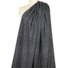 leopard spot 4-way stretch ponte - black/gray 1.4 yds