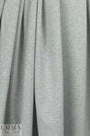 rayon blend ponte - granite/white micro stripe