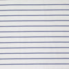 'nautical' 4-way stretch ponte - navy/white stripe