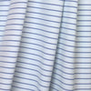 'nautical' 4-way stretch ponte - navy/white stripe