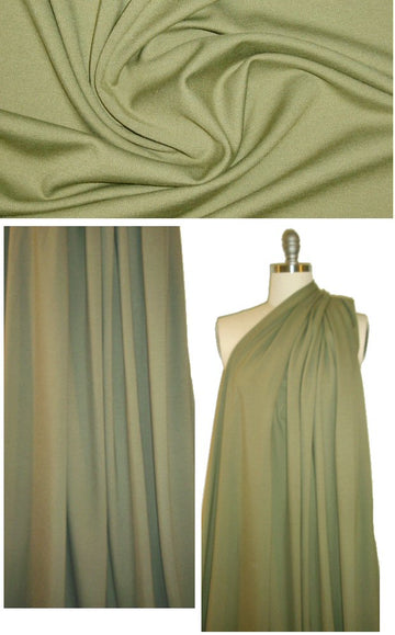 4-way stretch bottomweight ponte - safari