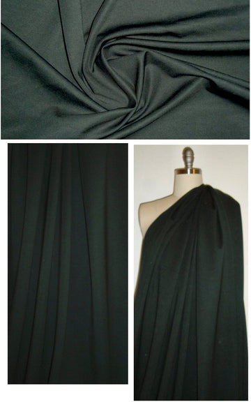 DKNY 4-way stretch ponte - deep forest .75 yds
